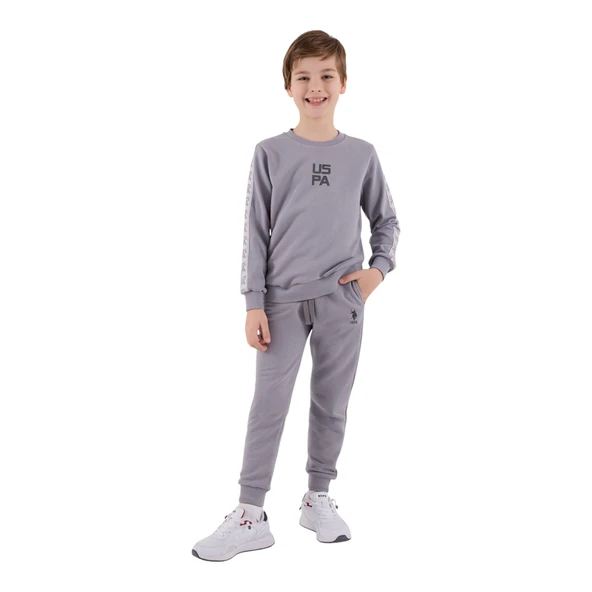 Erkek Çocuk Gri Eşofman Takımı ürün görseli 1