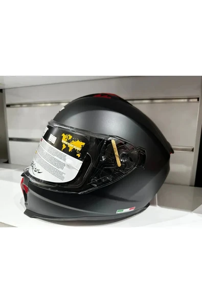 KASK SWAY SW-865 MAT SİYAH GÜNEŞ GÖZLÜKLÜ - 2