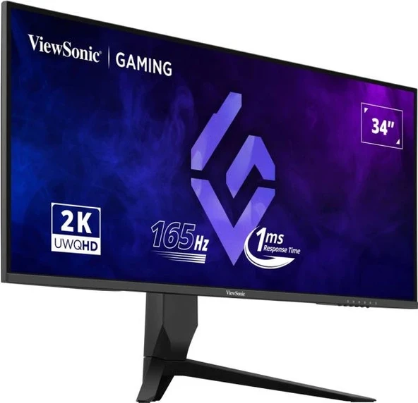 Viewsonic VX3480-2K-PRO 34" WQHD 21:9 165Hz 1ms FreeSync Premium Gaming Monitor(Kutu Deforme) - Resim 2