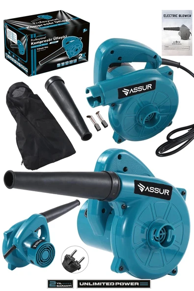 Assur Plus 450W Elektrikli Hava Üfleme Emme Körüğü - 1