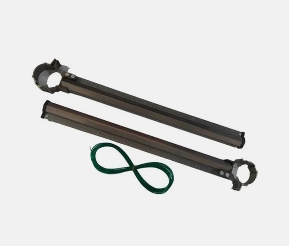 Alüminyum Balkon Çamaşırlık Balkon Demiri Çamaşır Askısı Yuvarlak Korkuluklar Için GRİ RENK - 2