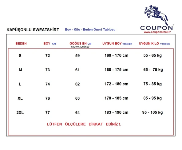 Kapüşonlu Sweatshirt - Su Yeşili - Resim 2