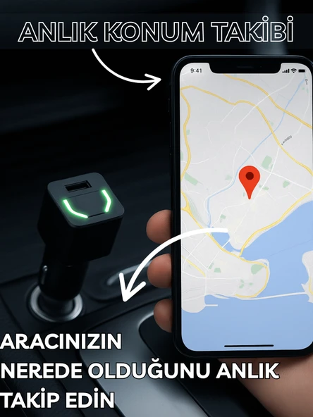 Gözcü Mobil Çakmaklık Takip Cihazı Araç GPS Takip Sistemi Anlık Konum Takibi Geçmişe Dönük Konum Takibi Geofence - Resim 2