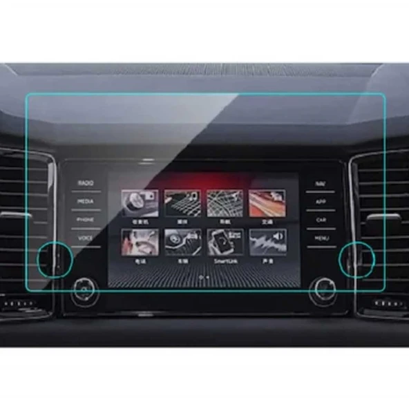 Skoda Kodiaq Multimedya Nano Ekran Koruyucu - 2