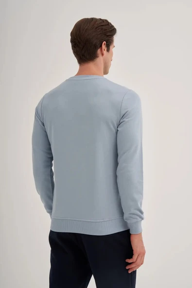 Cazador Slim Fit Mevsimlik 3 İplik Pamuk Karışımlı Sweatshirt-56100 - Resim 2