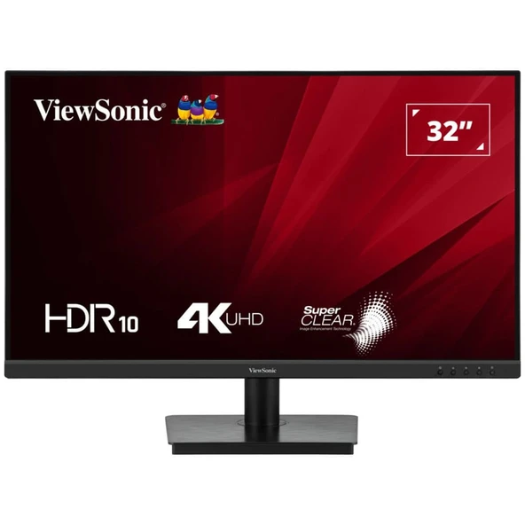 ViewSonic 32” VA3208-4K-HD 4Ms 60Hz UHD VA Panel 4K Monitor(Kutu Deforme) ürün görseli 1