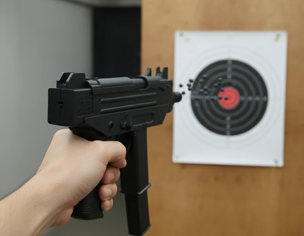 Boncuk Atan Oyuncak Uzi Silah 13+ Yaş 100 Adet Boncuk Hediye - 3