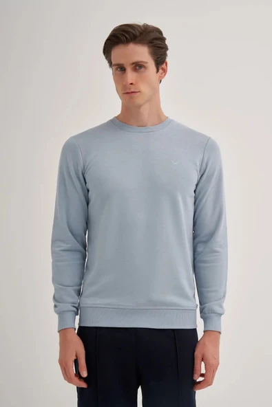 Cazador Slim Fit Mevsimlik 3 İplik Pamuk Karışımlı Sweatshirt-56100 ürün görseli 1