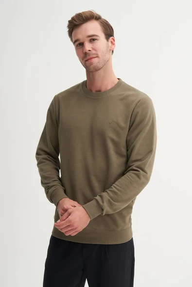 Cazador Slim Fit Mevsimlik 3 İplik Pamuk Karışımlı Sweatshirt-56100 ürün görseli 1