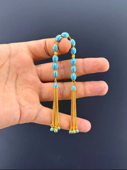 MURİ TESBİH 17,3 GR ÖZEL TASARIM GÜMÜŞ ZAZA MODEL - 2