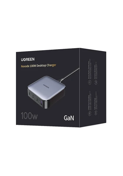 Ugreen Nexode 100w Usb Type-c Qc 4.0 Pd 3.0 Ganx 4 Portlu Hızlı Şarj Cihazı - 7