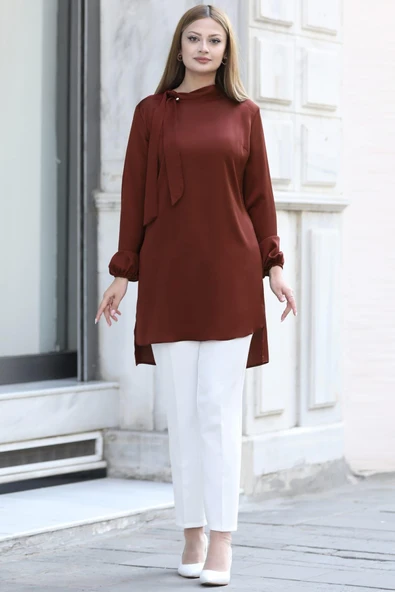Trend Tesettür Tunik Bakır - Resim 2