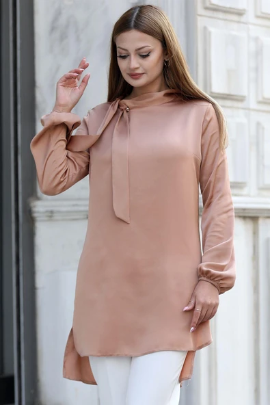 Trend Tesettür Tunik Camel ürün görseli