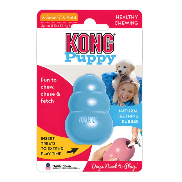 Kong Puppy Yavru Köpekler İçin Çok Amaçlı Isırma Oyuncağı XS
