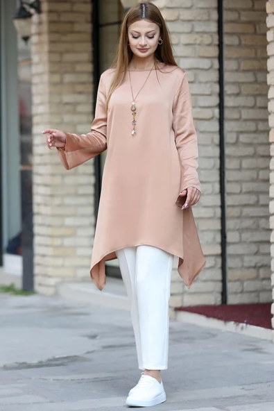 Armin Tesettür Tunik Camel ürün görseli