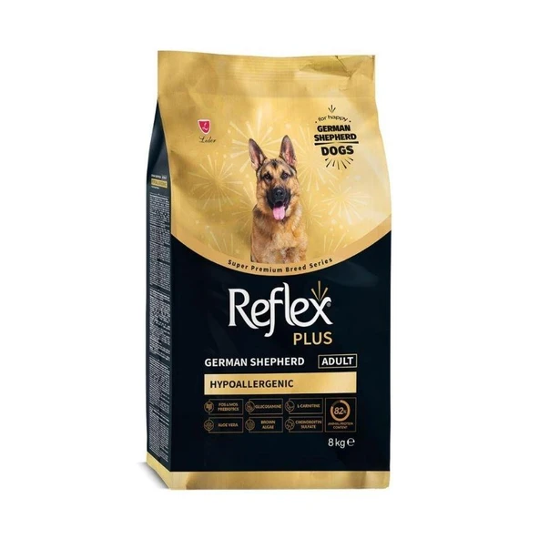 Reflex Plus German Shepherd Alman Kurdu Özel Irk Yetişkin Köpek Maması 8 Kg