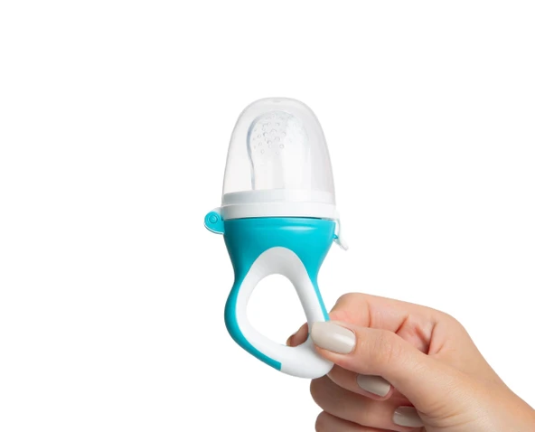 Babyjem Silikon Uçlu Meyve Sebze Emziği Mavi - Resim 3