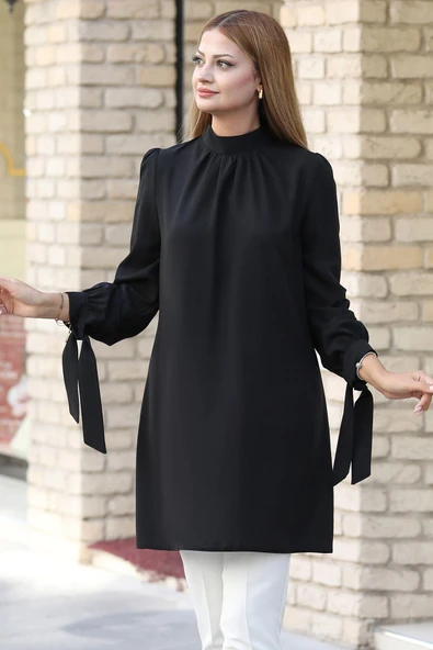 Esila Tesettür Tunik Siyah ürün görseli