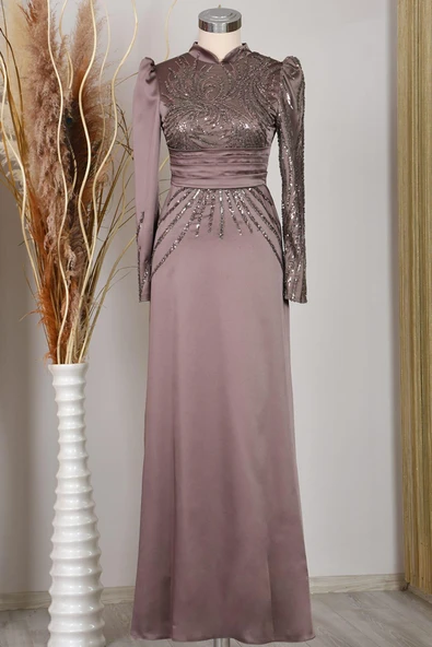 Nehir Tesettür Abiye Bakır ürün görseli