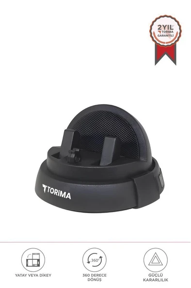 Torima JX-059 Siyah 360 Derece  Dönebilen Numaratörlü Güçlü Araç İçi Telefon Tutucu ürün görseli