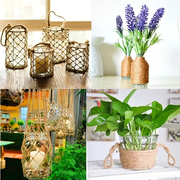 Esmay Jüt İpi (Sicim İpi) 100 gr Natural 1 Adet - Resim 2