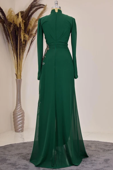 Ebru Tesettür Tulum Zümrüt - Resim 4