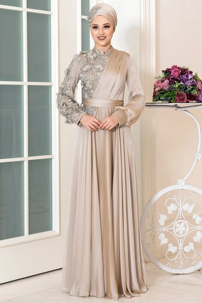 Melissa Tesettür Abiye Gold ürün görseli