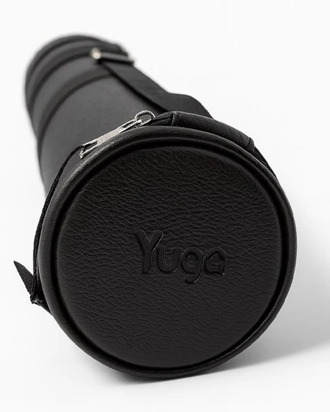 Yuga Suni Deri Proje Tüpü Cepli 10,5 cm Siyah - 2