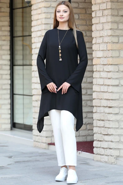 Armin Tesettür Tunik Siyah ürün görseli