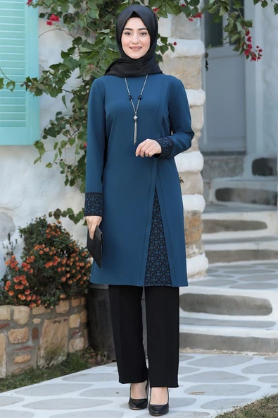 Asya Tesettür Takım Petrol ürün görseli