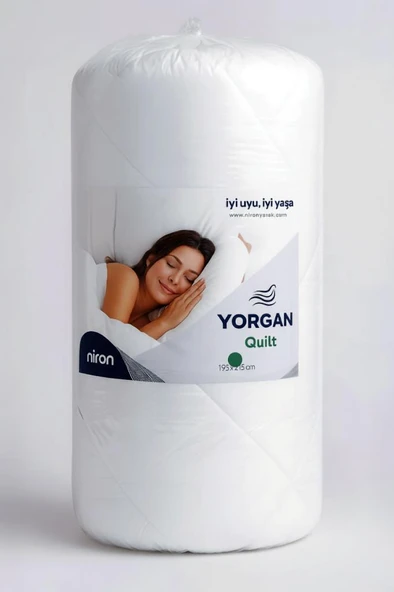 Niron Çift Kişilik Yorgan 195x215 – Mikrofiber Kumaş, 200 g/m² Silikon Elyaf Dolgu - Resim 6