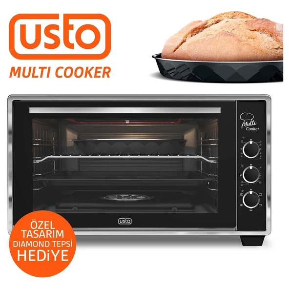 Usto 2105 Multi Cooker 50 lt Midi Fırın - 4
