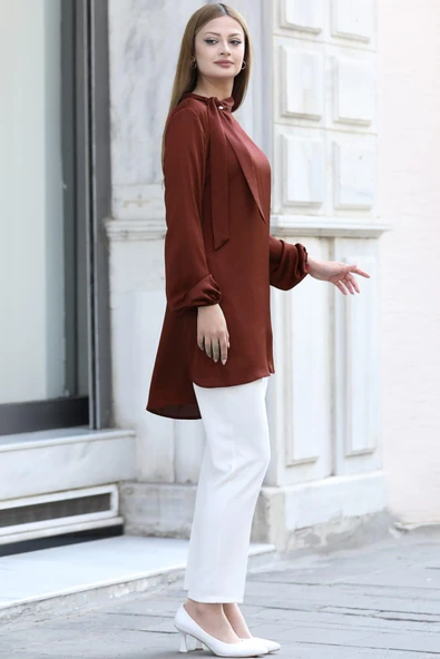 Trend Tesettür Tunik Bakır - Resim 3