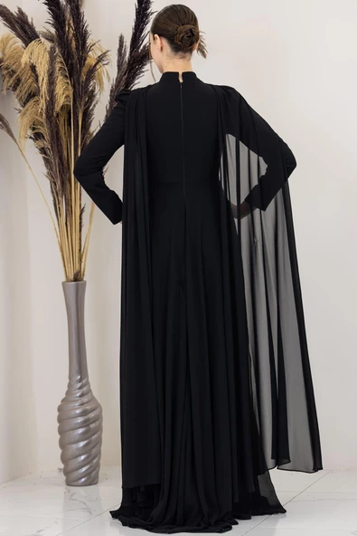 Elif Tesettür Tulum Siyah - Resim 4