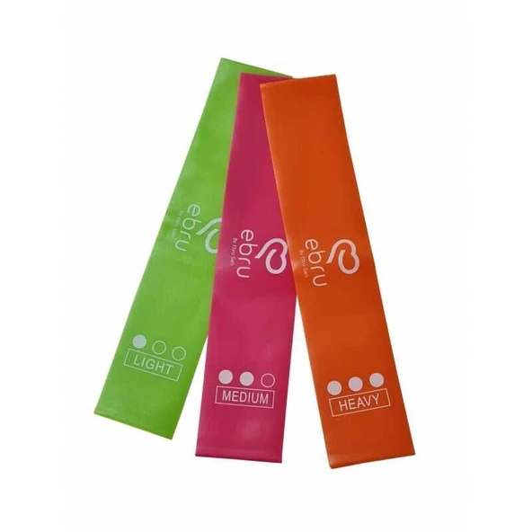 Ebru 3'lü Loop Pilates Bandı ürün görseli 1