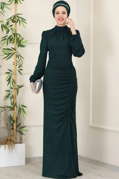 Rüya Tesettür Abiye Zümrüt ürün görseli