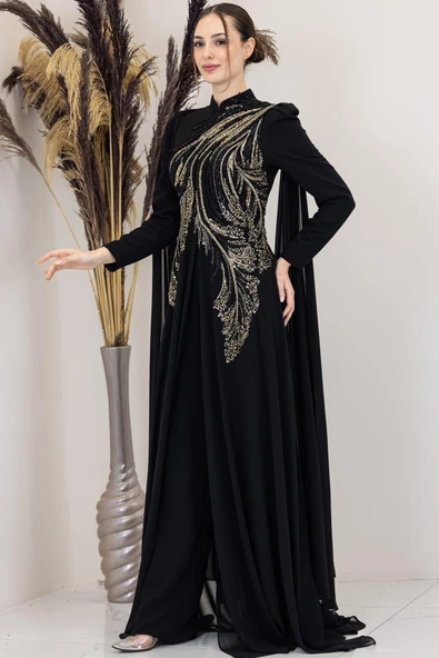 Elif Tesettür Tulum Siyah ürün görseli