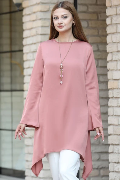 Armin Tesettür Tunik Mercan - Resim 2