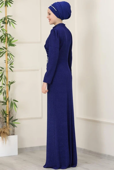 Masal Tesettür Abiye Saks - Resim 3