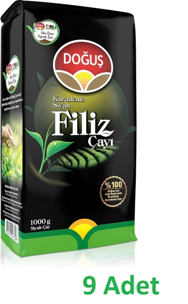 Doğuş Filiz Çay 1000 Gr x 9 adet