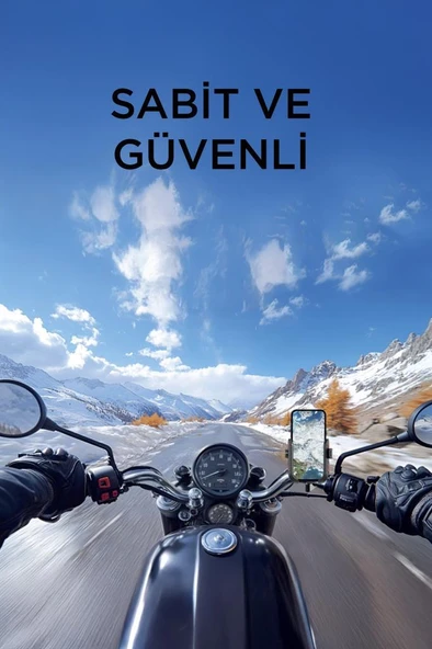 Torima JX-062 Siyah Plastik Motosiklet Telefon Tutucu - Resim 2