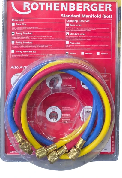 Rothenberger 1000050093 Standart Manifold Seti (R32/R410A) - 2