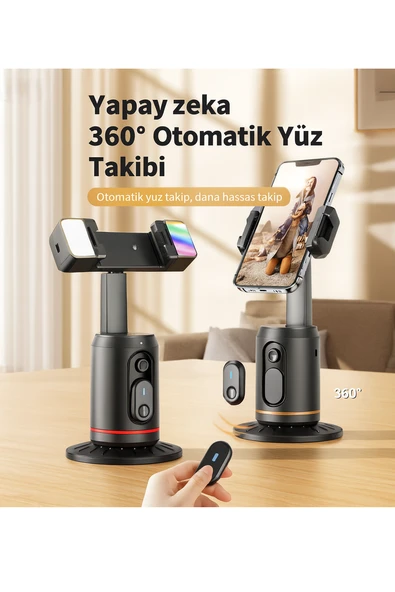 SS16  Yüz Takip Özellikli 360 Derece Hareketli Titreşim Engelleyici Gimbal - 5