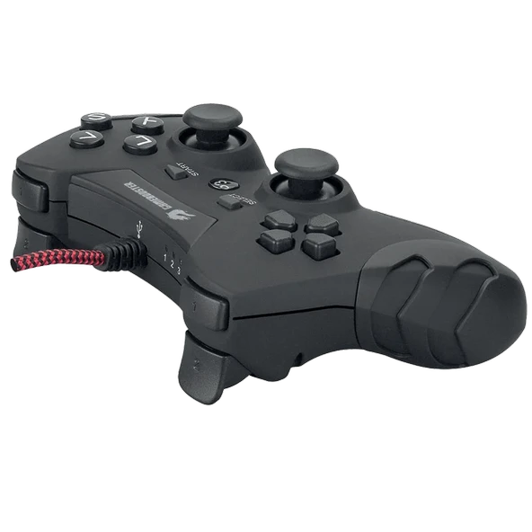 GameBooster GB-J54B PS3/PC Uyumlu Siyah Kablolu Gamepad - Resim 2