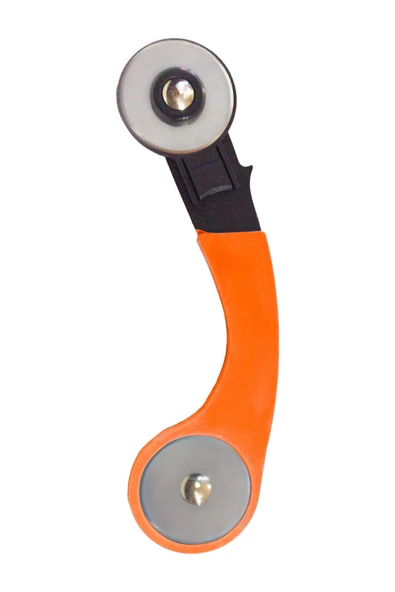 45mm RC11 Rulet Kumaş Deri Kağıt Kesici ve 5 Yedek Düz Bıçak - Resim 5