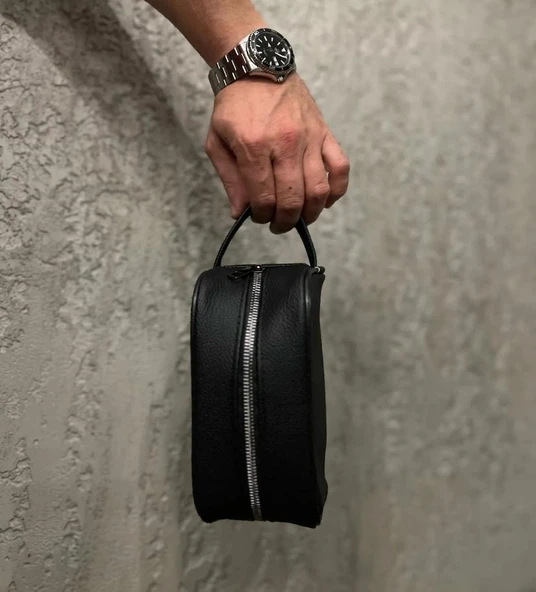 Croc Günlük Kullanım El Çantası - Kişisel Bakım Çantası - Resim 3