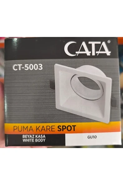 Puma Kare Spot Beyaz Kasa  GU10 Uyumlu - 3