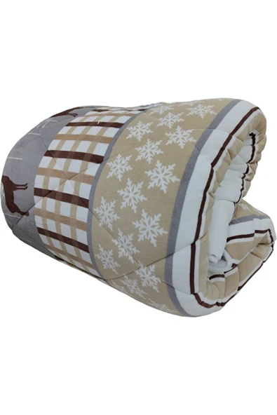 Merinos Comforter Tek Kişilik Yorgan Seti - Deer Bej - 4