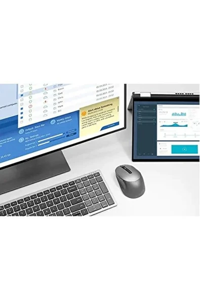 Dell KM7120W Multi-Device Q Türkçe Kablosuz Klavye Mouse Seti 580-AIWJ - Resim 8