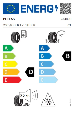 Petlas 225/60 R17 103V Reinf. Snowmaster 2 Sport Kış Lastiği 2025 Üretim - 3